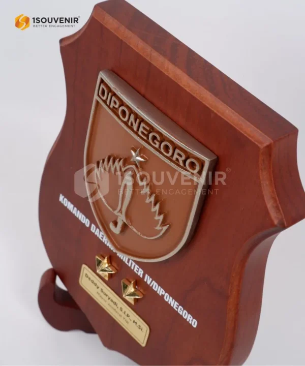 DETAIL-PK454 Wooden Plaque of WSO Indonesia