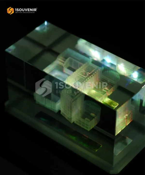 DETAIL-PKR308 Crystal Plaque of United Tractors Award