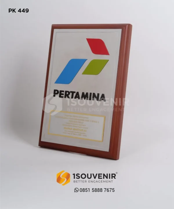 PK449 Wooden Plaque for Tanjung Field Tabalong