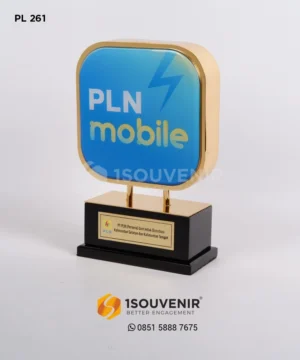 PL261 Metal Plaque for PLN Mobile Banjarbaru