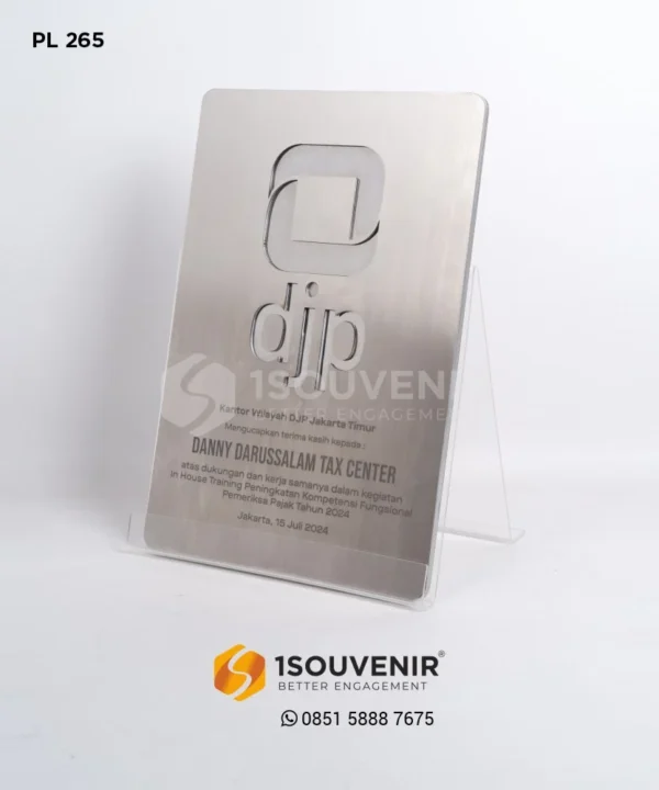 PL265 Metal Plaque for Employee Appreciation
