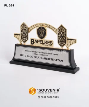 PL268 Metal Plaque of UPTD Bapelkes