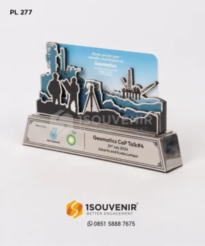 PL277 Metal Plaque of Geomatics CoP Talk