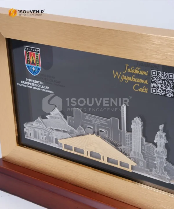 DETAIL-PF222 Frame Plaque Government of Cilacap Regency