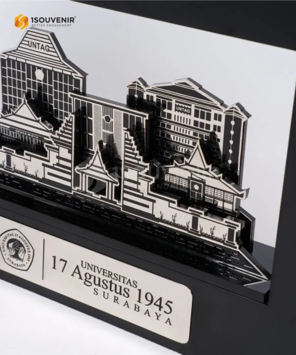 DETAIL-PF230 Frame Plaque Universitas 17 Agustus 1945