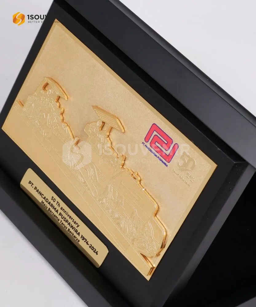 DETAIL-PK466 Wooden Plaque Pancadarma Puspawira