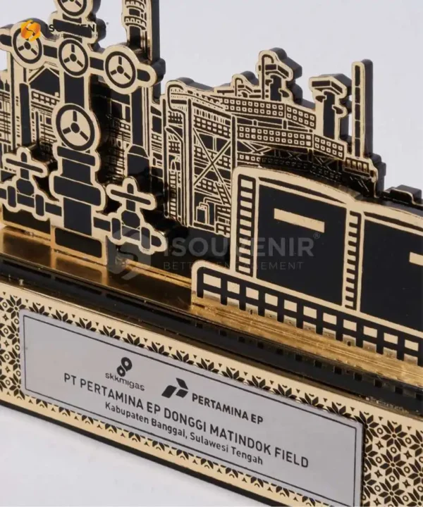 DETAIL-PL287 Metal Plaque Pertamina EP Donggi