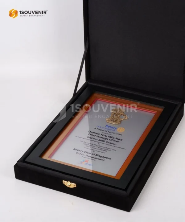 DETAIL2-PF223 Frame Plaque Rotary Club