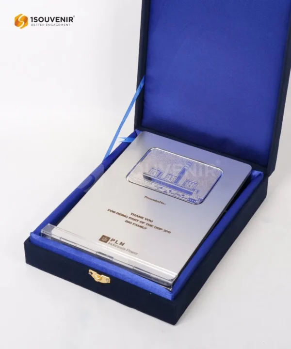 DETAIL2-PL296 Metal Plaque PLN Indonesia Power