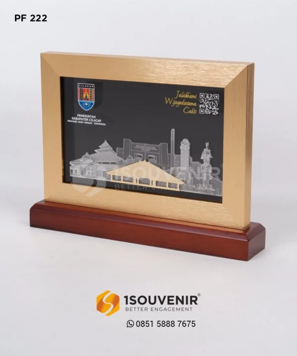 PF222 Frame Plaque Government of Cilacap Regency