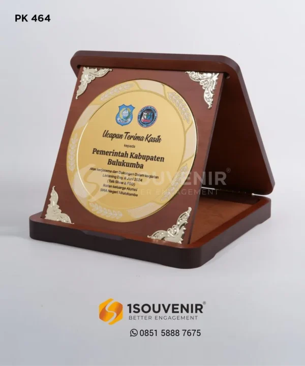 PK464 Wooden Plaque Regency Government Bulukumba