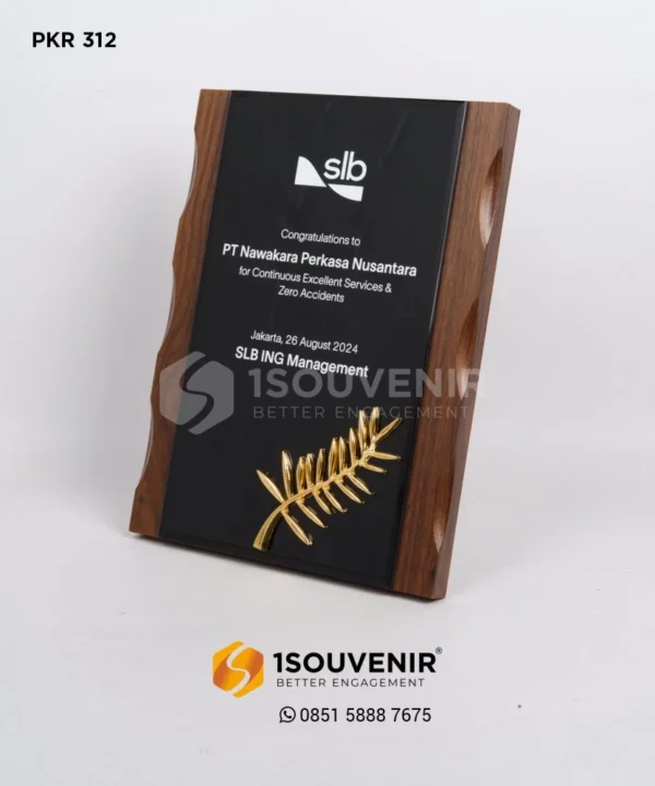 PKR312 Crystal Plaque SLB Ing Management