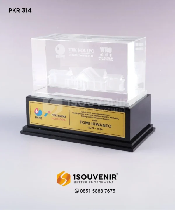 PKR314 Crystal Plaque Minas Jaya