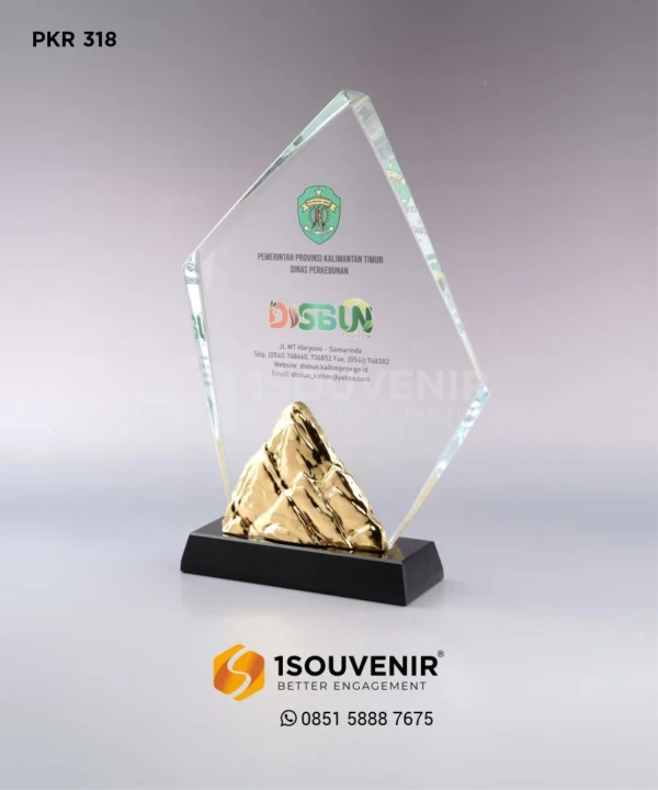 PKR318 Crystal Plaque Regional Plantation Agency