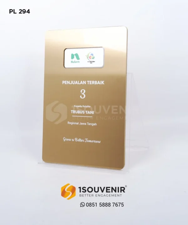 PL294 Metal Plaque PT Nufarm