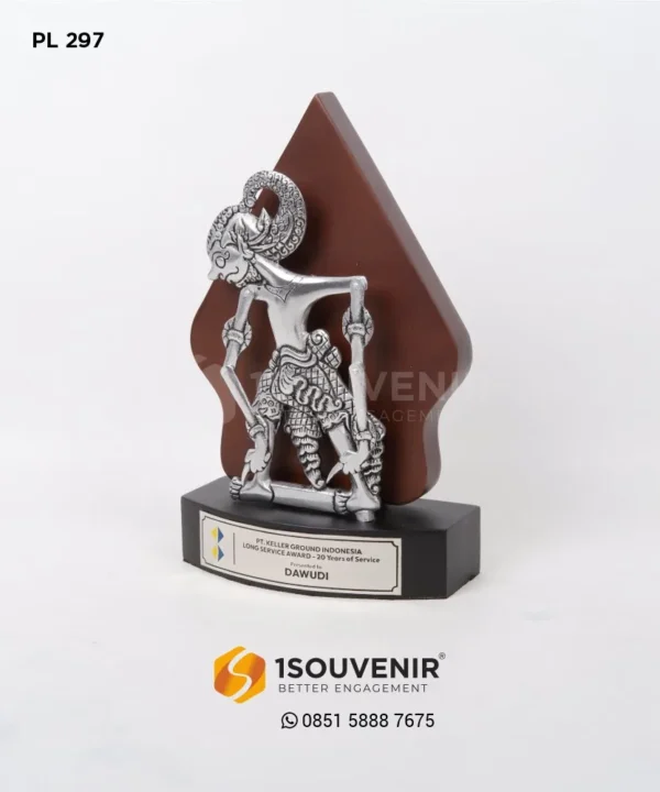 PL297 Metal Plaque Keller Ground Indonesia