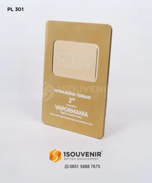 PL301 Metal Plaque Best Business Partner