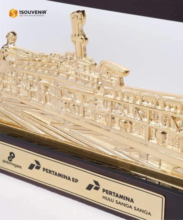 DETAIL-PF245 Frame Plaque Pertamina Refinery Plant