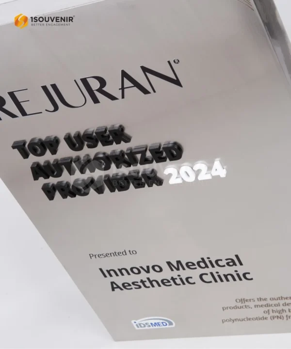 DETAIL-PL302 Metal Plaque Top User Authorized Provider
