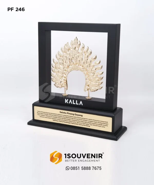 PF246 Frame Plaque Kalla Soloko Pinang