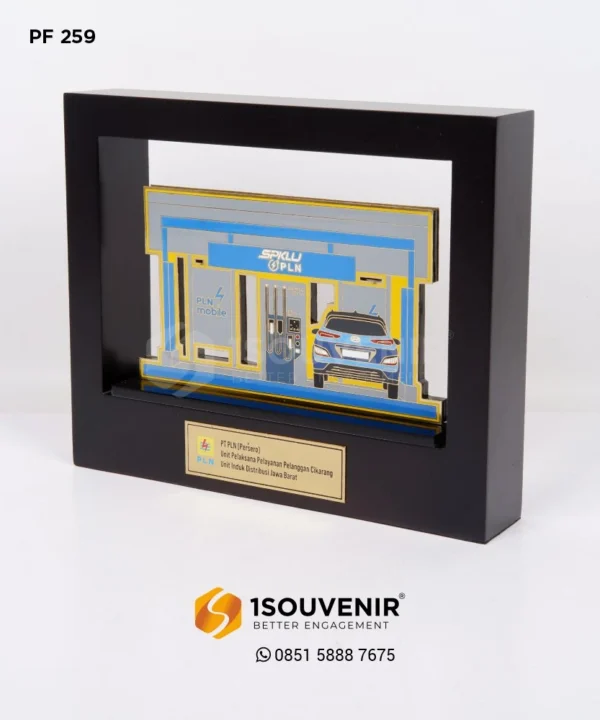 PF259 Frame Plaque SPKLU UP3 Cikarang