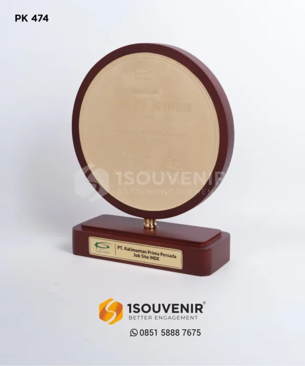 PK474 Wooden Plaque Job Site INDE