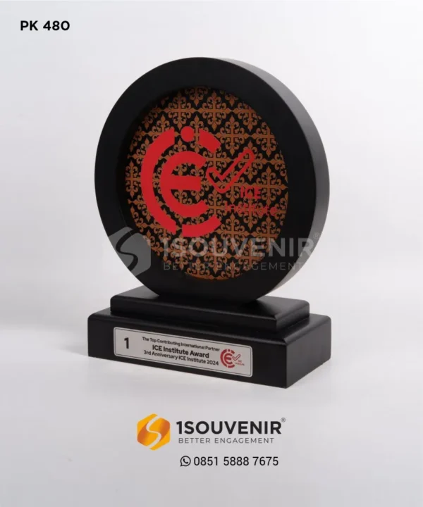 PK480 Wooden Plaque ICE Institute Award