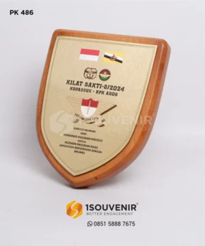 PK486 Wooden Plaque Angkatan Bersenjata Diraja Brunei