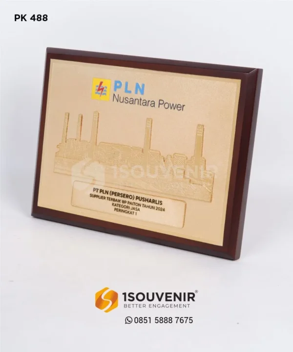 PK488 Wooden Plaque Tolindo Megah Mekatrindo