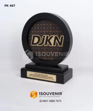 PK489 Wooden Plaque DJKN Jakarta