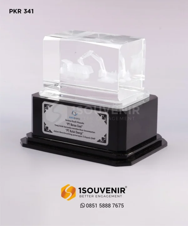 PKR341 Crystal Plaque Kutai Energi