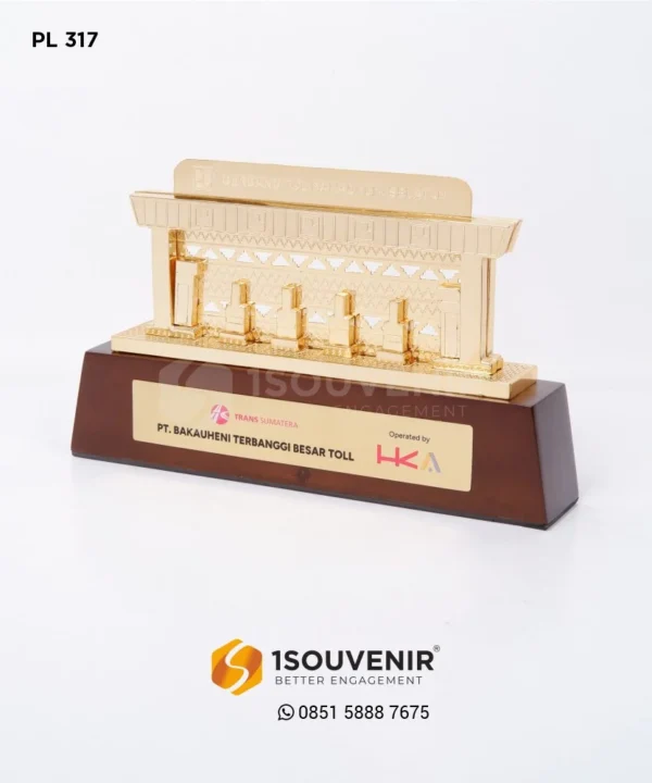 PL317 Metal Plaque Tol Bakauheni