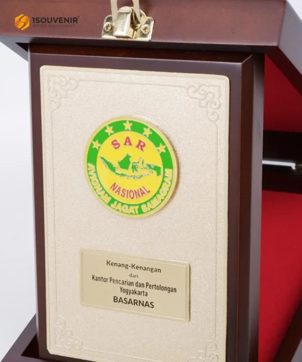 DETAIL-PK529 Wooden Plaque Basarnas Yogyakarta