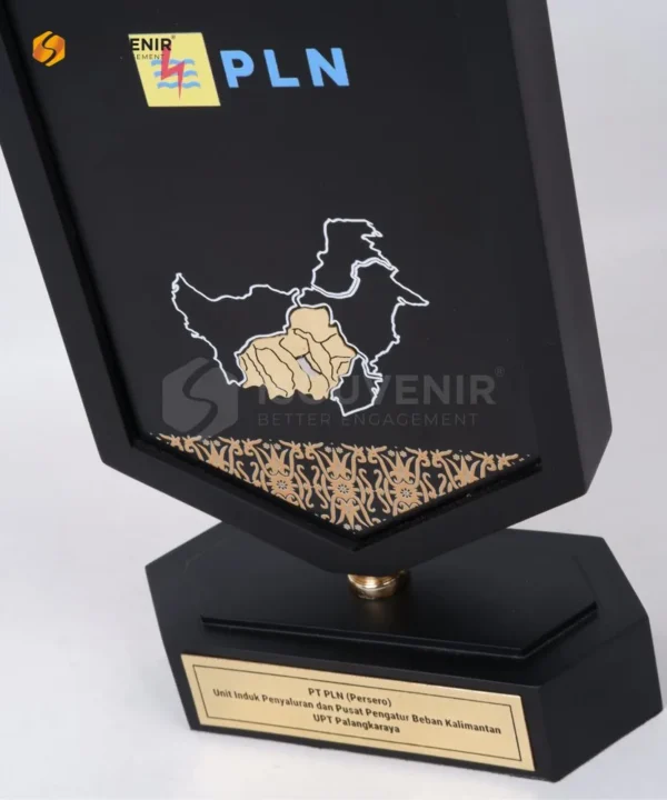 DETAIL-PK544 Wooden Plaque UPT Palangkaraya