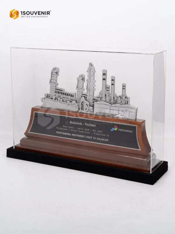 DETAIL2-PL325 Metal Plaque Pertamina Refinery Cilacap