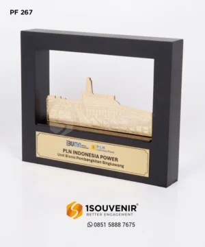PF267 Frame Plaque PLN Indonesia Power Singkawang