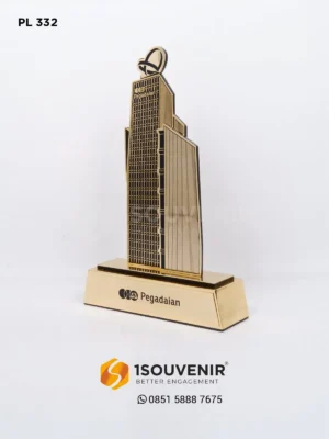 PL332 Metal Plaque Corporate Culture Division