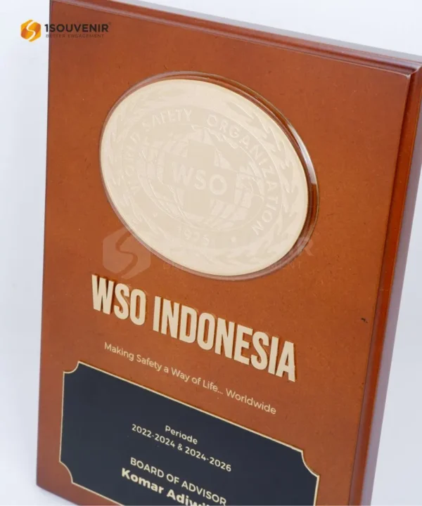 DETAIL-PK575 Wooden Plaque WSO Indonesia
