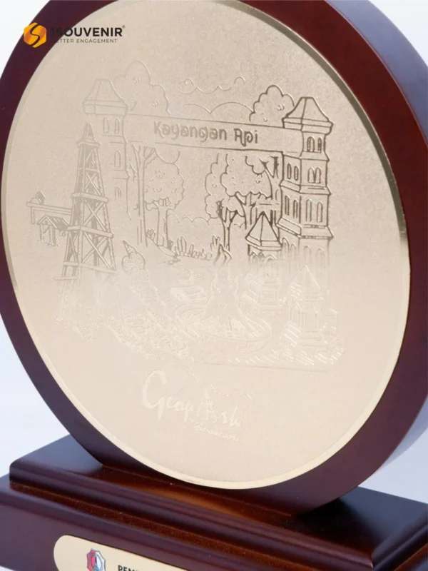 DETAIL-PK588 Wooden Plaque Geopark