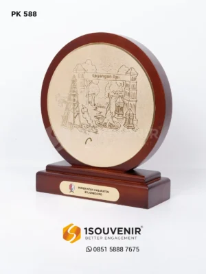 PK588 Wooden Plaque Geopark