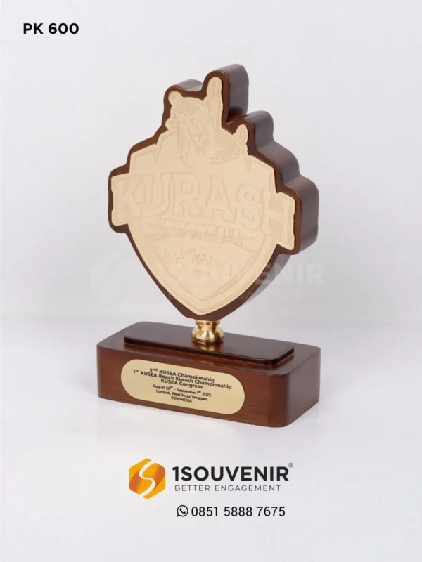 PK600 Wooden Plaque Kurash Indonesia