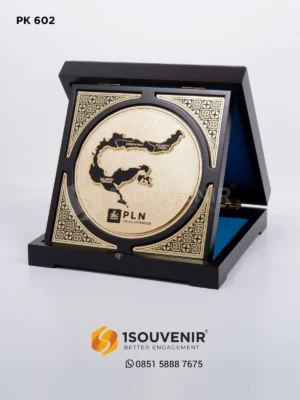 PK602 Wooden Plaque PLN UID Suluttenggo