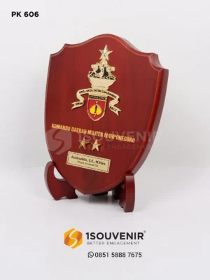 PK606 Wooden Plaque Komando Daerah Militer IV