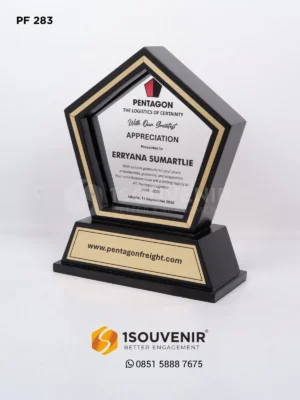 PF283 Frame Plaque Pentagon