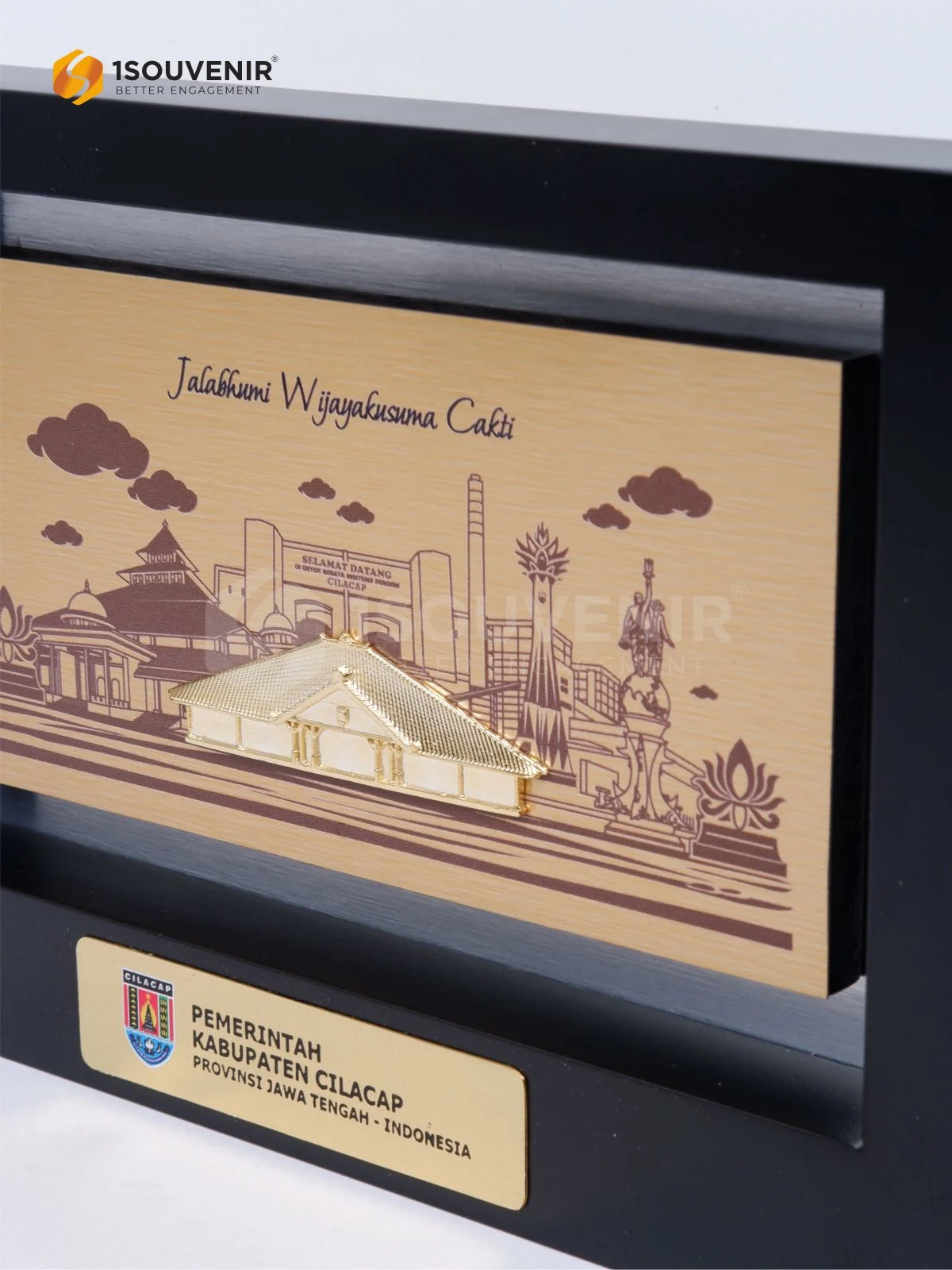 DETAIL-PF293 Frame Plaque Cilacap District Goverment