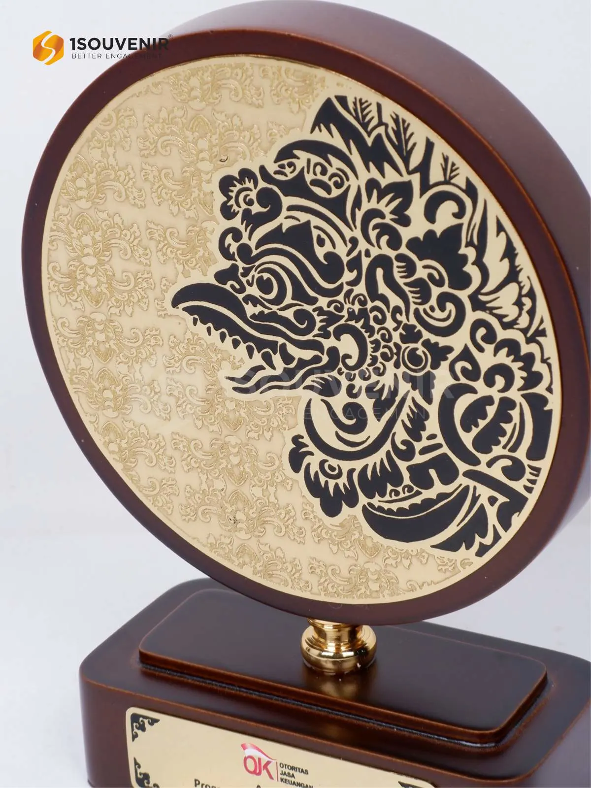 DETAIL-PK620 Wooden Plaque OJK Appreciation