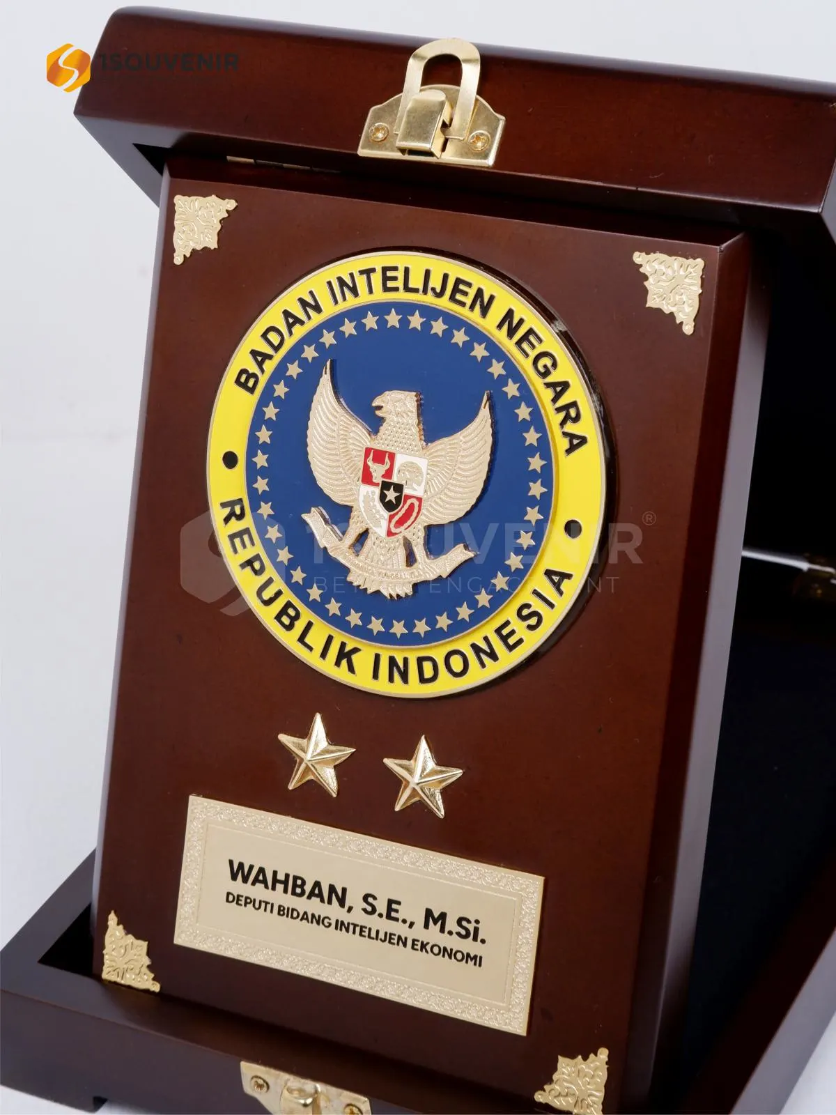 DETAIL-PK623 Wooden Plaque Deputy for Intelligence