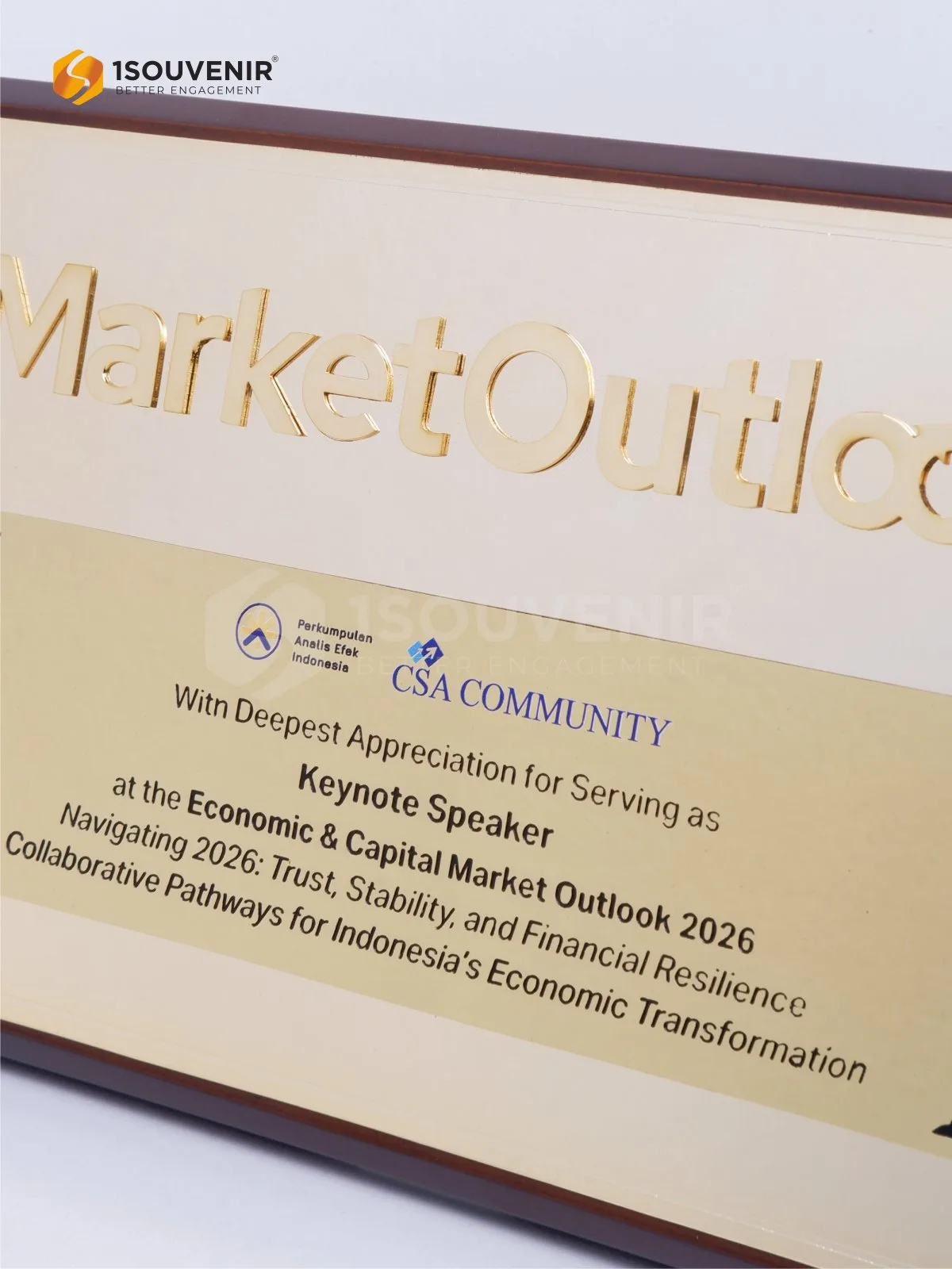 DETAIL-PK625 Wooden Plaque Economic & Capital