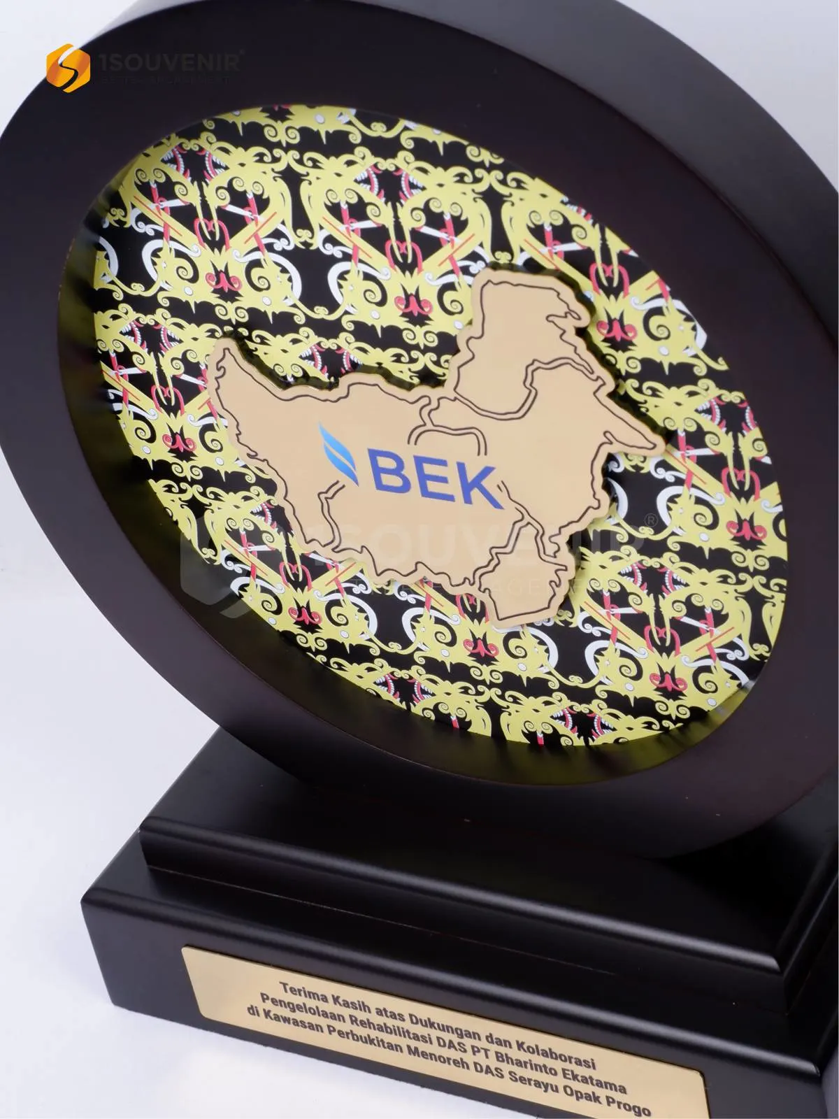 DETAIL-PK627 Wooden Plaque Bharinto Ekatama