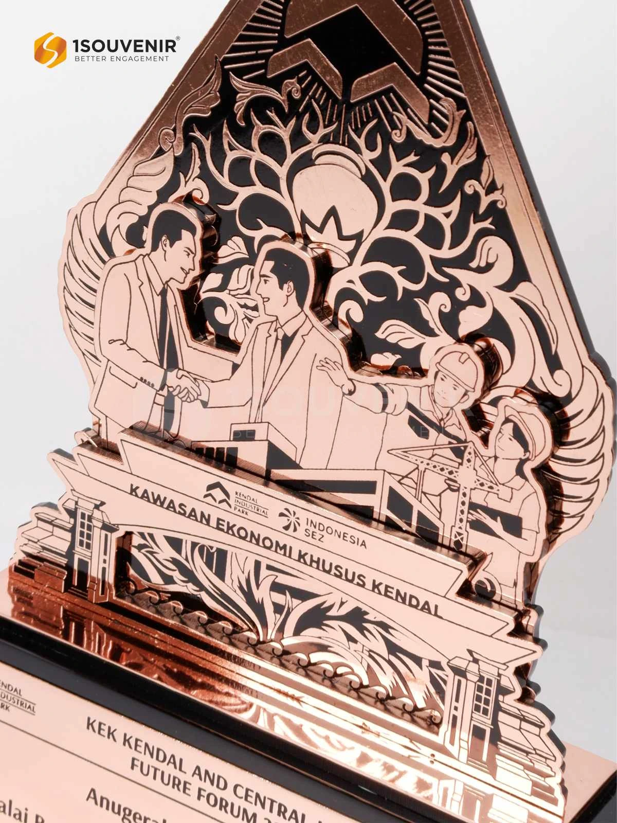 DETAIL-PL345 Metal Plaque Anugerah Tata Tirta